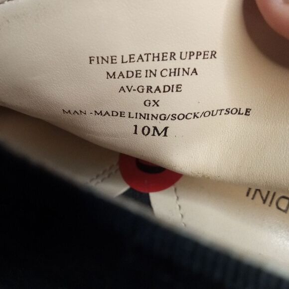 Adrienne Vittadini Black Gradie Suede Leather Pumps/ Booties Zip Back Size 10 - Picture 10 of 10